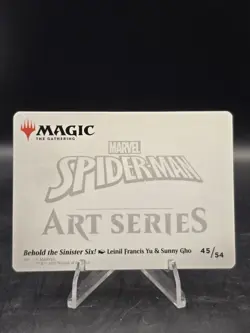 Behold the Sinister Six! Art Card (45/54) Art Series: Marvel's Spider-Man MTG NM - Image 2
