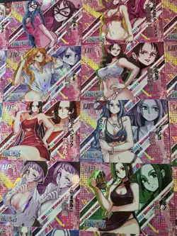 One Piece Set of 18 Collectible Modern Waifu Character Anime Cards Hancock - Image 3