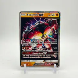 Buzzwole GX 57/111 Sm-Crimson Invasion Holo Card NM Condition Pokemon TCG - Image 1
