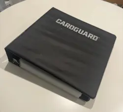 Used CardGuard Trading Card Binder with New Sheets - Image 1