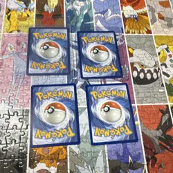Nintendo Pokemon TCG 4-Card Bundle Lucario V Mega Lucario EX Sandshrew x2 - Image 4