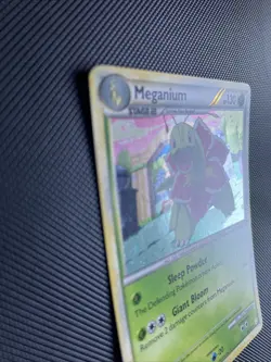 Meganium 26/123 Holo Rare HeartGold & SoulSilver Pokemon Card - LP+ - Image 3