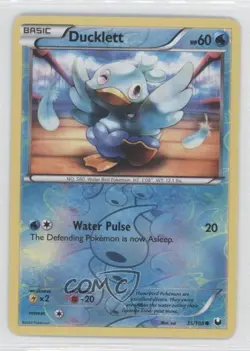 Ducklett Reverse Foil Pokemon Black & White Dark Explorers #35 - Image 1