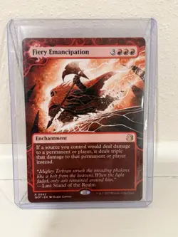 Magic: The Gathering Fiery Emancipation Wilds Eldraine Rare #42 - Image 1