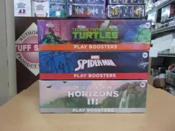 MTG TEENAGE TURTLES + SPIDER-MAN + MODERN HORIZONS 3 PLAY SEALED BOOSTER BOXES - Image 1