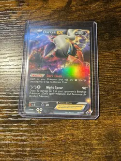 Pokemon Darkrai EX 180 HP 88/113 Legendary Treasures Ultra Rare Holo Card - Image 3
