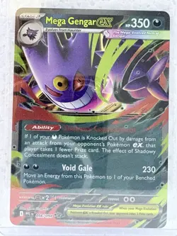 Mega Gengar ex - 125/217 ME: Ascended Heroes Pokemon TCG NM Holo 0012 - Image 1