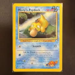 Misty's Psyduck - 54/132 - Gym Heroes - Pokemon - Uncommon - Played - Image 3