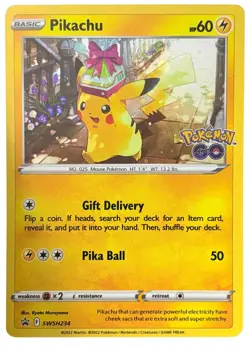 Pikachu Pokemon Go Lot Of 3 ✨ HOLOS ✨ with PROMO - NM - Image 2