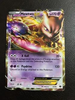 Pokemon 2012 TCG Mewtwo EX 54/99 - Image 1