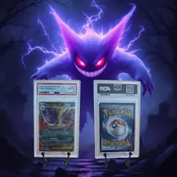 2025 POKEMON PFL EN-PHANTASMAL FLAMES #056 MEGA GENGAR EX PSA 10 - Image 1