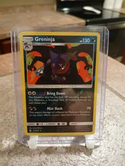 Pokemon TCG Greninja Reverse Holo 117/214 Rare SM Unbroken Bonds (Light Play) - Image 1