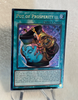Yugioh! Pot of Prosperity - RA01-EN066 Prismatic Ultimate Rare 1st Edition NP! - Image 3