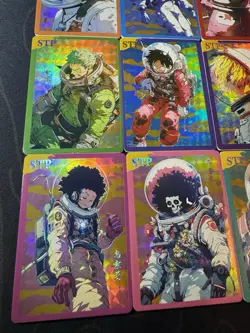 One Piece Collectible Astronaut Character Anime Waifu 9 Doujin Cards CCG Limited - Image 5