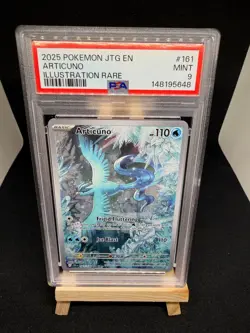 Pokemon TCG Journey Together Articuno Card 161/159 Illustration Rare - PSA 9 - Image 1