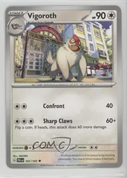 Vigoroth Pokemon SV02: Paldea Evolved #161 - Image 1