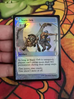 Static Orb (Future Sight) Mystery Booster 2 Foil MTG NM - Image 1
