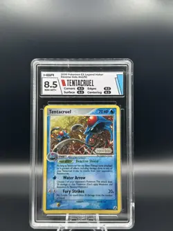 EX Legend Maker Tentacruel Reverse Holo 45/92 HGA 8.5 - 2006 Pokemon TCG - Image 1