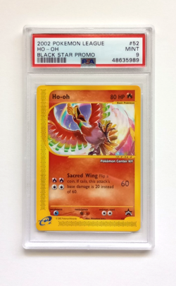 Pokemon Ho-Oh Pokemon Center New York League 2002 Black Star Promo #52 PSA 9 - Image 1