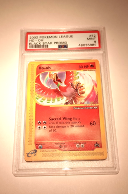 Pokemon Ho-Oh Pokemon Center New York League 2002 Black Star Promo #52 PSA 9 - Image 4