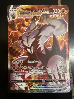 Single Strike Urshifu VMAX Alt Art 168/163 Swsh05: Battle Styles Pokemon English - Image 1