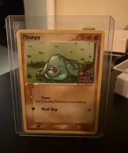 Pokemon Phanpy 75/110 EX Holon Phantoms Common Basic HP50 Mud Slap Reverse Holo - Image 1