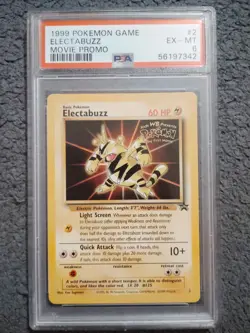 Pokemon Electabuzz Movie Promo #2 60 HP Regular PSA 6 1999 English - Image 1