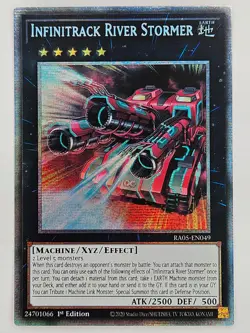 YuGiOh Rarity V 5 RA05-EN049 Infinitrack River Stormer Starlight Rare - Image 1