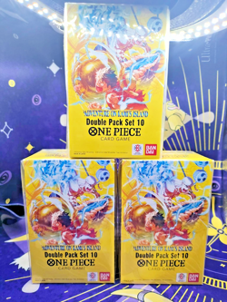 One Piece TCG [OP15] Lot of 3 Kami’s Island Double Packs 6 Boosters 3 Don! Packs - Image 2