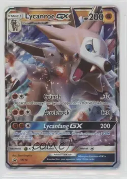 Lycanroc GX Pokemon Sun & Moon Black Star Promo #SM14 - Image 1