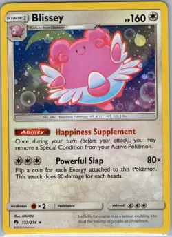 Blissey - (Cosmos Holo) 153/214 - Pokemon Card - NM - Image 1