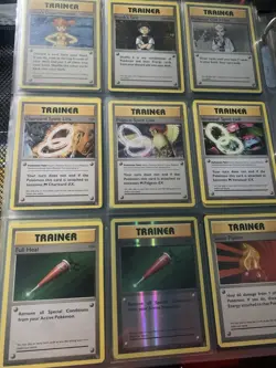 pokemon trainer cards lot - Image 1