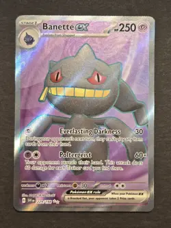 Banette EX Pokemon Scarlet & Violet Base Set Ultra Rare 229/198 English Holo - Image 1