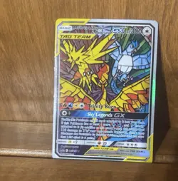 Moltres & Zapdos & Articuno GX TAG TEAM Promo SM210 300 HP Holo Pokemon Card - Image 1