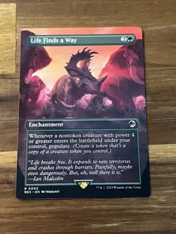 MTG Life Finds a Way Borderless Card Jurassic World Regular 005 NM - Image 1