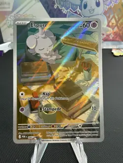 Espurr 095/088 Perfect Order Secret Rare IR NM/M Pokemon Card Cute Full Art - Image 1