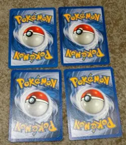 POKEMON JUNGLE HOLOGRAPHIC CARDS VAPOREON, NIDOQUEEN, PIDGEOT, WIGGLYTUFF 1999 - Image 2