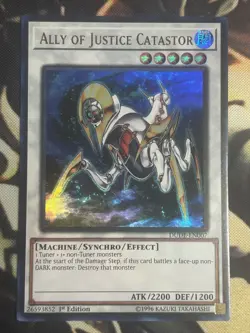 Yugioh: Ally Of Justice Catastor - DUDE-EN007 - Ultra Rare - 1st Edition - NM - Image 1