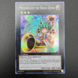 YuGiOh Melomelody the Brass Djinn YS12-EN042 Super Rare 1st Edition NM - Image 1