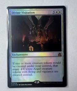 MTG Divine Visitation (Foil) Ravnica Remastered NM - Image 1