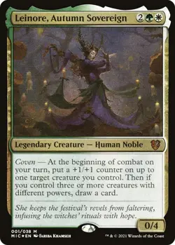Leinore, Autumn Sovereign - Thick - Display Commander - Innistrad Midnight Hunt - Image 1