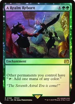 A Realm Reborn - FOIL - FINAL FANTASY - Magic The Gathering - MTG - Image 1
