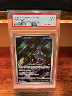 Pokemon Mewtwo #052 SV: Scarlet & Violet Promo Holo PSA 9 2023 English - Image 1