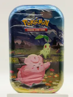 Pokemon TCG Ascended Heroes Mini Tin Clefairy Chikorita Sealed - Image 1
