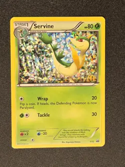 Servine 001/012 Holo Promo McDonald's Promos 2012 Pokemon Near Mint - Image 1