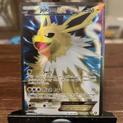 Pokemon TCG XY Generations Jolteon EX Full Art Holo Card 28a/83 Ultra Rare LP- - Image 1