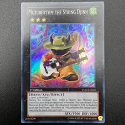 YuGiOh Muzurhythm the String Djinn YS12-EN040 Super Rare 1st Edition NM - Image 1