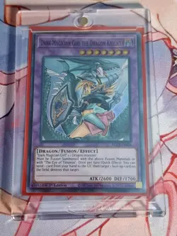 Yugioh - Dark Magician Girl The Dragon Rider | Alt Art | DLCS EN006 | Ultra Rare - Image 1