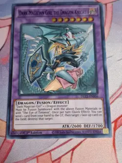 Yugioh - Dark Magician Girl The Dragon Rider | Alt Art | DLCS EN006 | Ultra Rare - Image 2