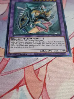 Yugioh - Dark Magician Girl The Dragon Rider | Alt Art | DLCS EN006 | Ultra Rare - Image 4